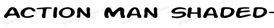 Action Man Shaded字体转换